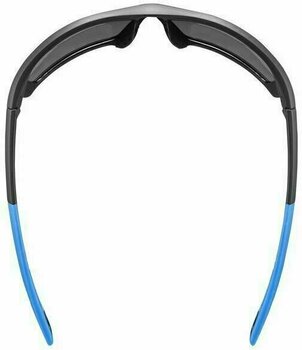 Cycling Glasses UVEX Sportstyle 225 Black Blue Mat Polarized - 5