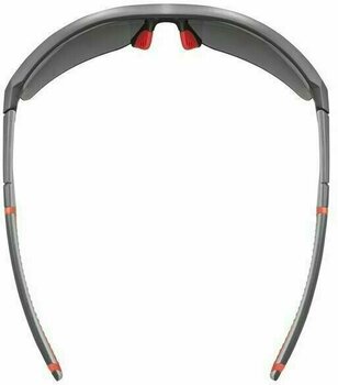Cycling Glasses UVEX Sportstyle 226 Grey Red Mat/Mirror Silver Cycling Glasses - 5
