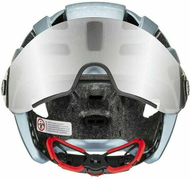 Bike Helmet UVEX Finale Visor Silver Matt 52-57 Bike Helmet - 3
