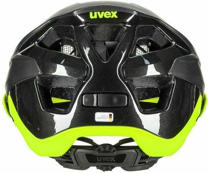 Bike Helmet UVEX Quatro Integrale Black/Lime Matt 52-57 Bike Helmet - 3