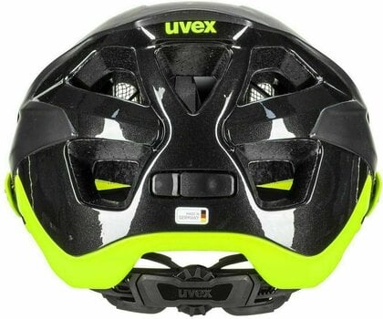 Каска за велосипед UVEX Quatro Integrale Black/Lime Matt 56-61 Каска за велосипед - 3