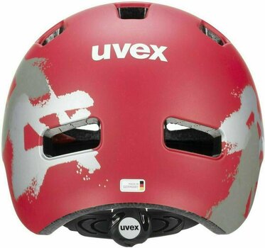 Kid Bike Helmet UVEX HLMT 4 CC Red Matt Graffiti 51-55 Kid Bike Helmet - 3