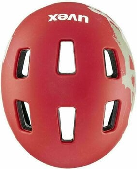 Kid Bike Helmet UVEX HLMT 4 CC Red Matt Graffiti 51-55 Kid Bike Helmet - 4