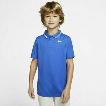 Pikétröja Nike Dri-Fit Victory Junior Polo Shirt Game Royal/White S - 3