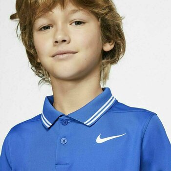 Polo majice Nike Dri-Fit Victory Junior Polo Shirt Game Royal/White S - 6