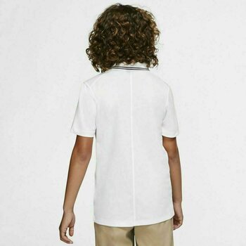 Polo Shirt Nike Dri-Fit Victory Junior Polo Shirt White/Black L - 4