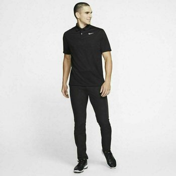 Риза за поло Nike Dri-Fit Victory Solid Black/White L - 5