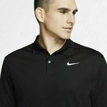 Polo košeľa Nike Dri-Fit Victory Solid Black/White L - 6