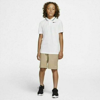 Polo-Shirt Nike Dri-Fit Victory Junior Polo Shirt White/Black S - 5