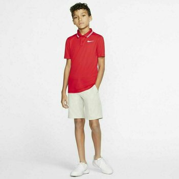 Camiseta polo Nike Dri-Fit Victory Junior Polo Shirt University Red/White L - 5