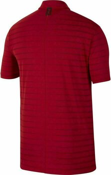 Polo-Shirt Nike TW Dri-Fit Novelty Mens Polo Shirt Gym Red/Black/Black Oxidized S - 2