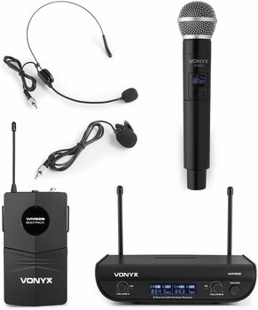 Wireless system-Combi Vonyx WM82C - 2