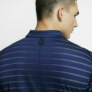 Polo Shirt Nike TW Dri-Fit Novelty Blue Void/White/Black Oxidized XL - 5