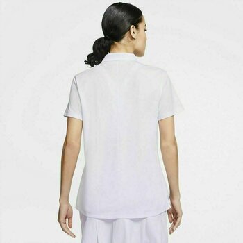 Tricou polo Nike Dri-Fit Victory Solid Womens Polo Shirt Barely Grape/White/White M - 4