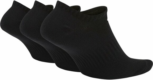 Calcetines Nike Everyday Lightweight Training No-Show Socks Calcetines Black/White M - 2