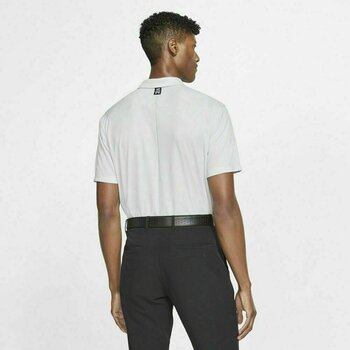 Camisa pólo Nike TW Dri-Fit Camo Jacquard Mens Polo Shirt White/Black S - 4