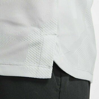Camisa pólo Nike TW Dri-Fit Camo Jacquard Mens Polo Shirt White/Black S - 9