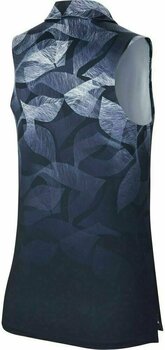 Poloshirt Nike Dri-Fit Fairway Print Sleeveless Womens Polo Shirt Obsidian/Obsidian L - 2