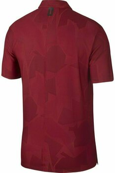 Polo Nike TW Dri-Fit Camo Jacquard Mens Polo Shirt Gym Red/Black S - 2