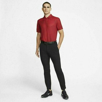 Polo Shirt Nike TW Dri-Fit Camo Jacquard Mens Polo Shirt Gym Red/Black S - 5