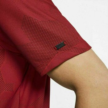 Polo Nike TW Dri-Fit Camo Jacquard Mens Polo Shirt Gym Red/Black S - 9