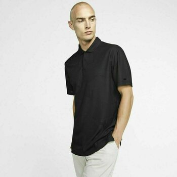Риза за поло Nike TW Dri-Fit Camo Jacquard Mens Polo Shirt Dark Smoke Grey/Black XL - 3