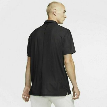 Polo Shirt Nike TW Dri-Fit Camo Jacquard Mens Polo Shirt Dark Smoke Grey/Black XL - 4