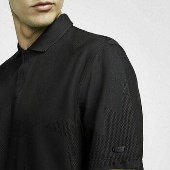 Polo Shirt Nike TW Dri-Fit Camo Jacquard Mens Polo Shirt Dark Smoke Grey/Black XL - 7