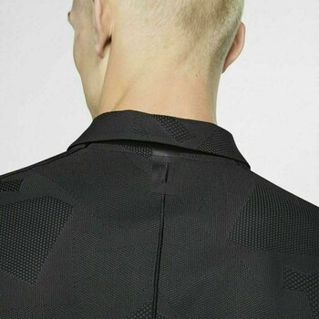 Polo-Shirt Nike TW Dri-Fit Camo Jacquard Mens Polo Shirt Dark Smoke Grey/Black XL - 8