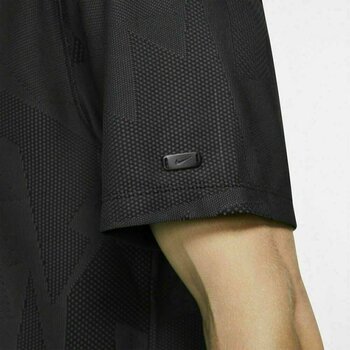 Polo Shirt Nike TW Dri-Fit Camo Jacquard Mens Polo Shirt Dark Smoke Grey/Black XL - 9