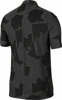 Polo Nike TW Dri-Fit Camo Jacquard Mens Polo Shirt Dark Smoke Grey/Black M - 2