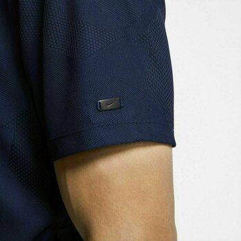 Πουκάμισα Πόλο Nike TW Dri-Fit Camo Jacquard Mens Polo Shirt Blue Void/Black M - 8