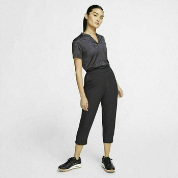 Camiseta polo Nike Breathe ACE Jacquard Womens Polo Shirt Black/Black M - 5