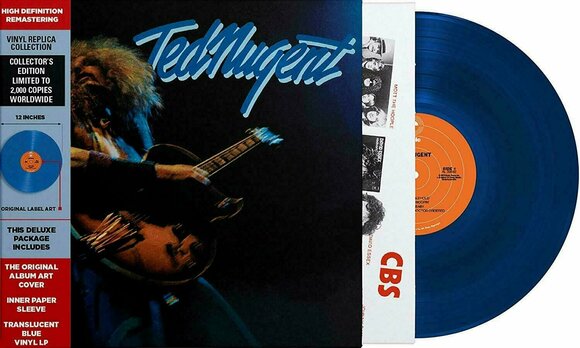 Vinyylilevy Ted Nugent - (Blue Vinyl) - 2