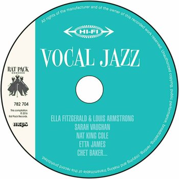 Vinyylilevy Various Artists - Vocal Jazz (Blue Vinyl + CD) - 6