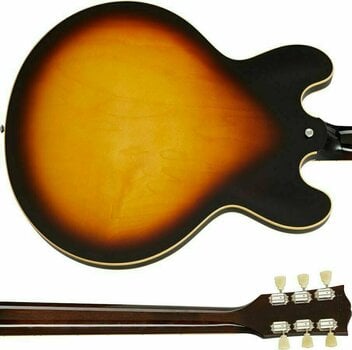 Semiakustická gitara Gibson ES-345 Vintage Burst - 4