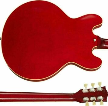 Semi-akoestische gitaar Gibson ES-335 Satin Cherry - 5