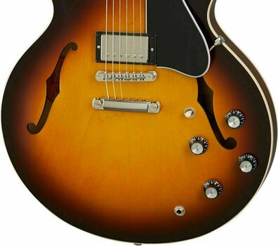 Gitara semi-akustyczna Gibson ES-335 Satin Vintage Burst - 3