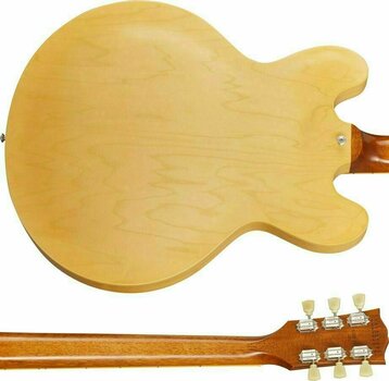 Semi-akoestische gitaar Gibson ES-335 Satin Vintage Natural - 4
