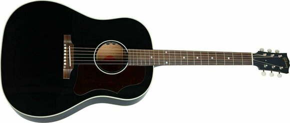 Guitare Dreadnought acoustique-électrique Gibson 50's J-45 Original Ebony - 2