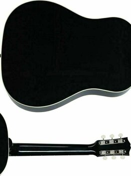 Guitare Dreadnought acoustique-électrique Gibson 50's J-45 Original Ebony - 5