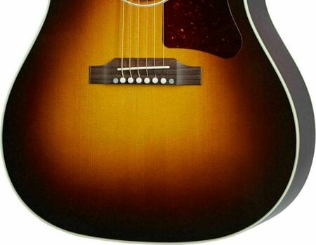 Guitare Dreadnought acoustique-électrique Gibson 50's J-45 Original Vintage Sunburst - 3