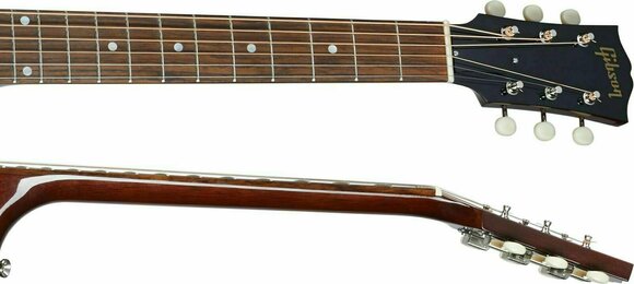Guitare Dreadnought acoustique-électrique Gibson 50's J-45 Original Vintage Sunburst - 4