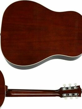 Guitare Dreadnought acoustique-électrique Gibson 50's J-45 Original Vintage Sunburst - 5