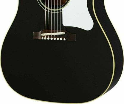 Guitare Dreadnought acoustique-électrique Gibson 60's J-45 Original Ebony - 3
