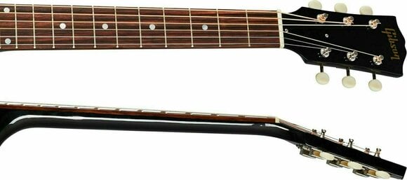 Guitare Dreadnought acoustique-électrique Gibson 60's J-45 Original Ebony - 4
