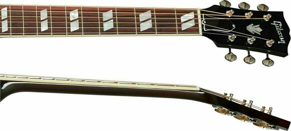 Guitare Dreadnought acoustique-électrique Gibson Southern Jumbo Original Vintage Sunburst - 4