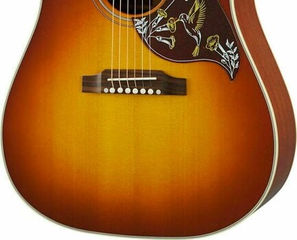 Guitare Dreadnought acoustique-électrique Gibson Hummingbird Original Heritage Cherry Sunburst - 3
