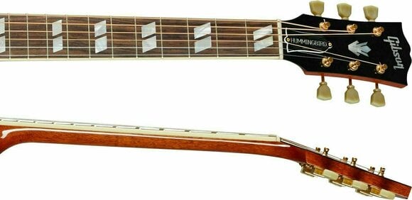 Guitare Dreadnought acoustique-électrique Gibson Hummingbird Original Heritage Cherry Sunburst - 4