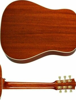 Guitare Dreadnought acoustique-électrique Gibson Hummingbird Original Heritage Cherry Sunburst - 5